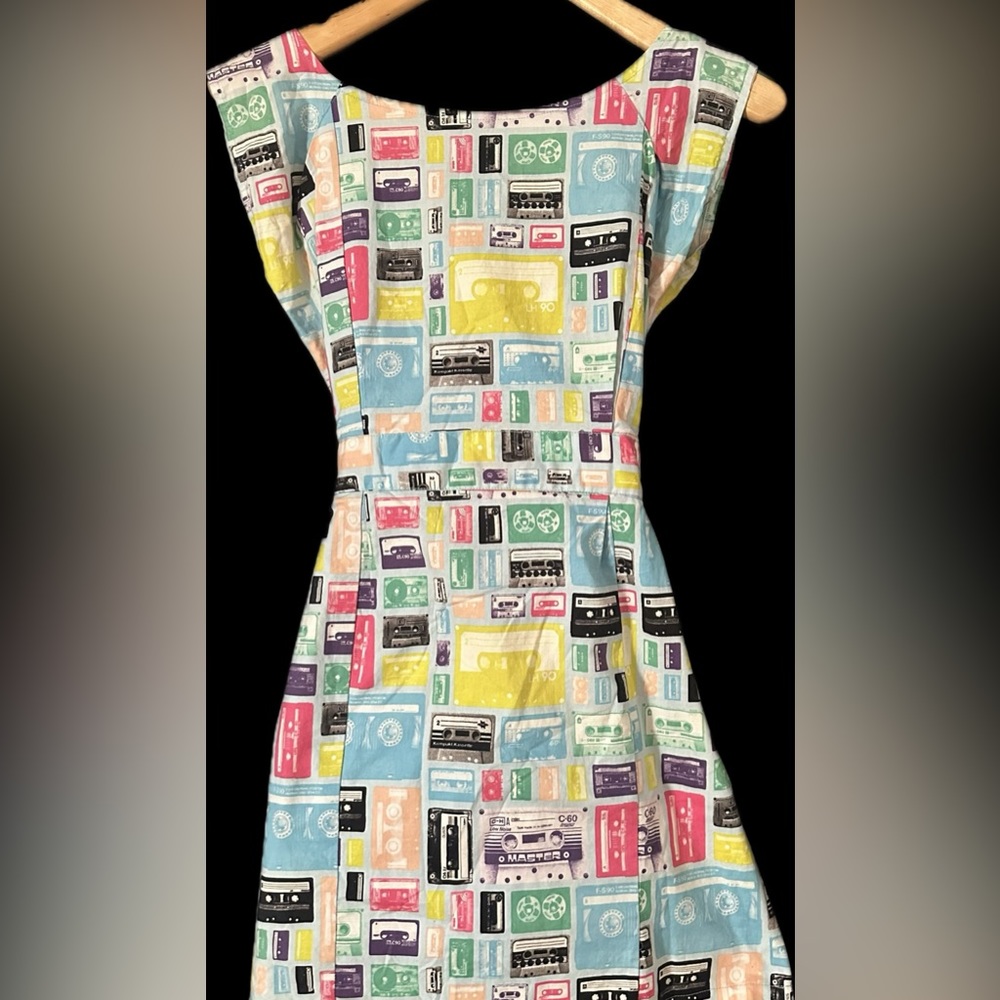 Matrushka Dress with 80’s Cassette Print